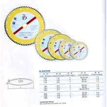 Turbo Blades for Both Wet and Dry Cutting